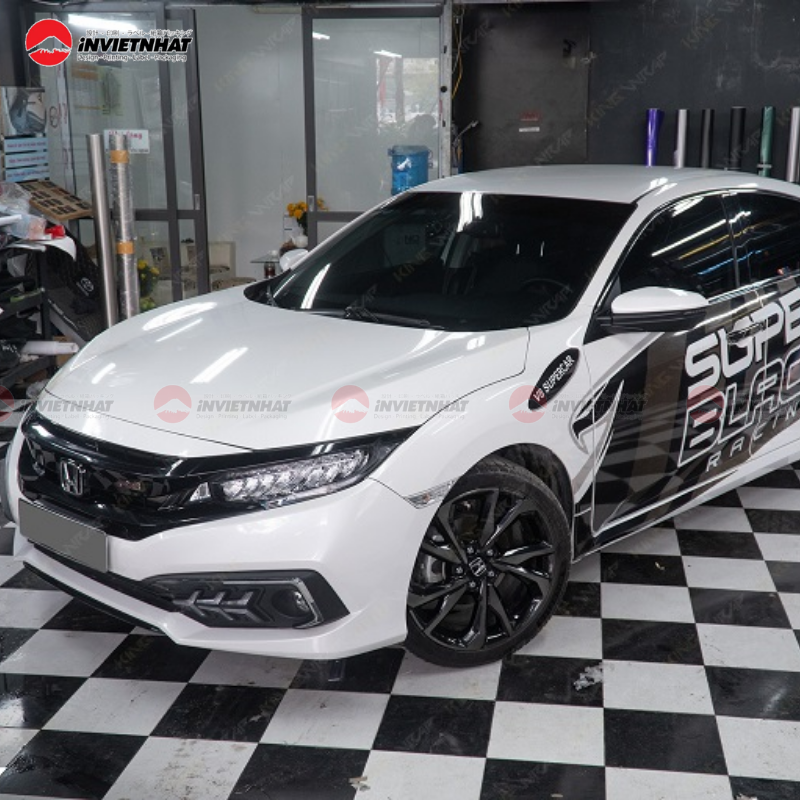 Mẫu decal xe ô tô trang trí chuyên nghiệp