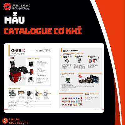 mẫu catalogue cơ khí