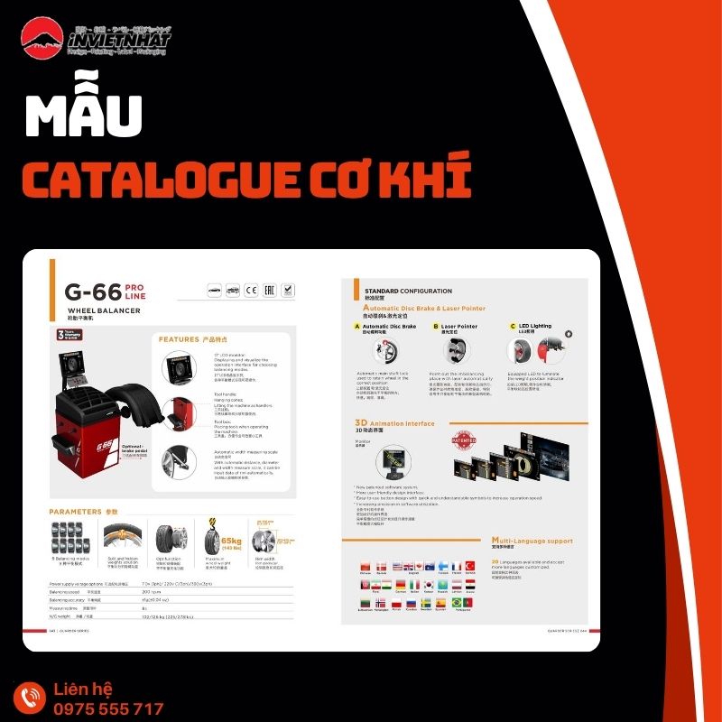 mẫu catalogue cơ khí