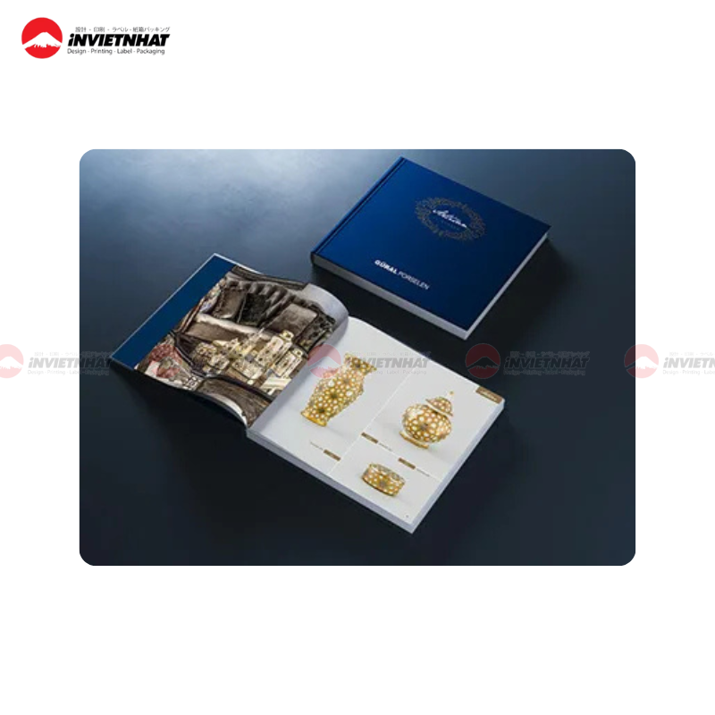mẫu catalogue resort cao cấp màu xanh