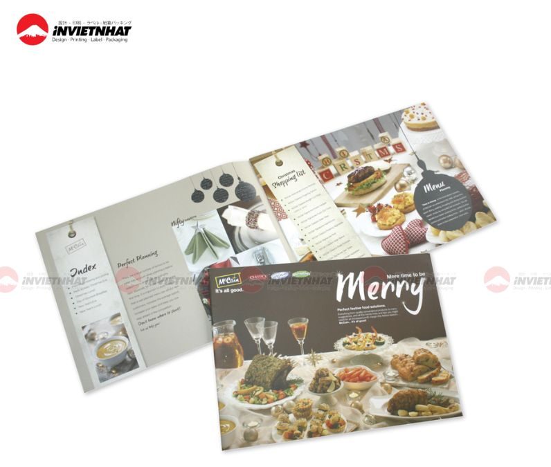 Mẫu catalogue đồ ăn bắt mắt