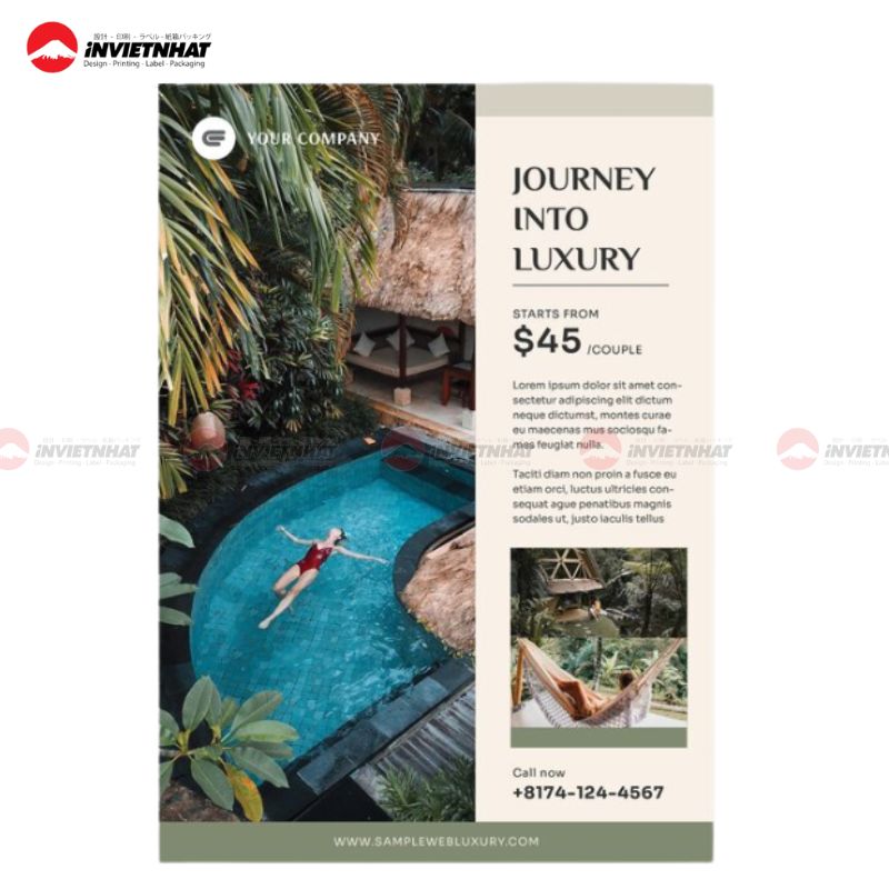Mẫu catalogue du lịch resort luxury
