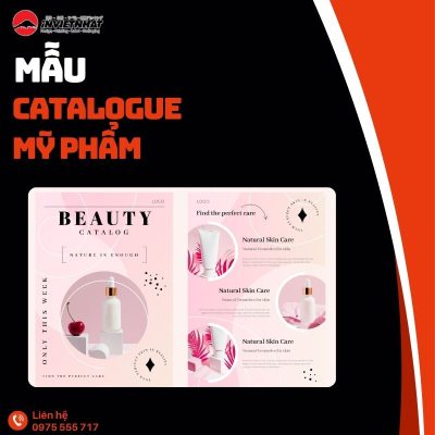 Mẫu catalogue mỹ phẩm đẹp