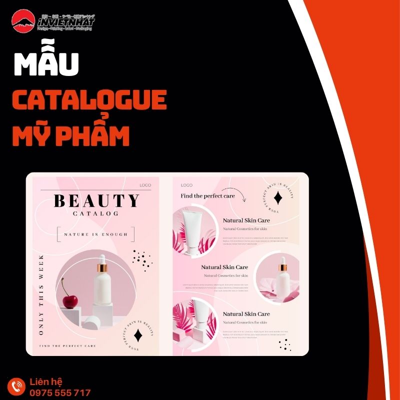 Mẫu catalogue mỹ phẩm đẹp