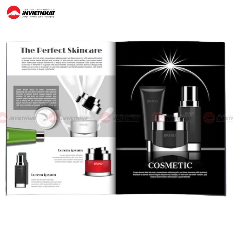 Mẫu catalogue mỹ phẩm sang trọng