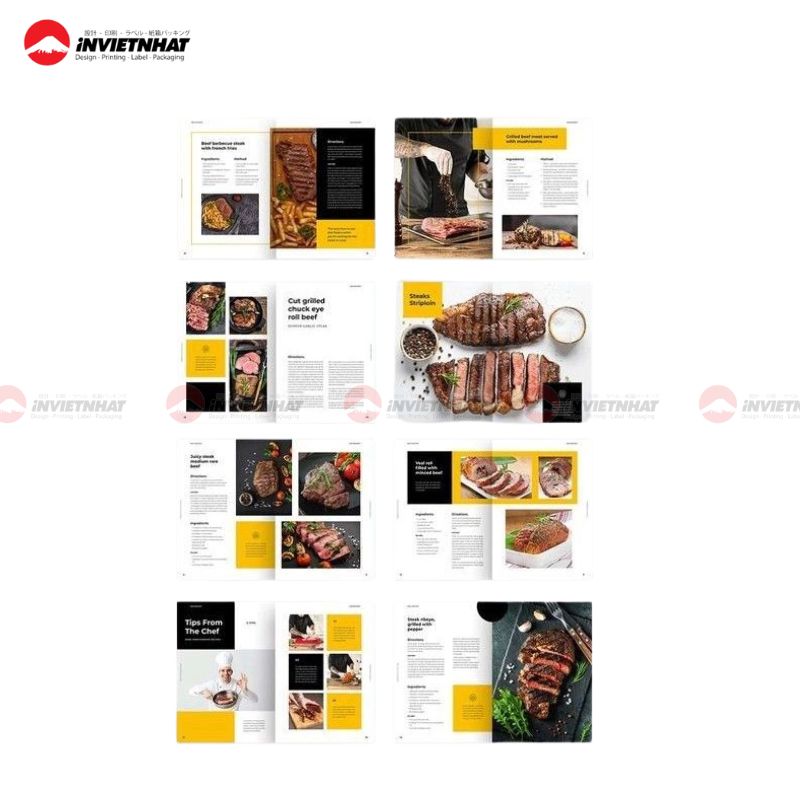 Mẫu catalogue nhà hàng beefsteak