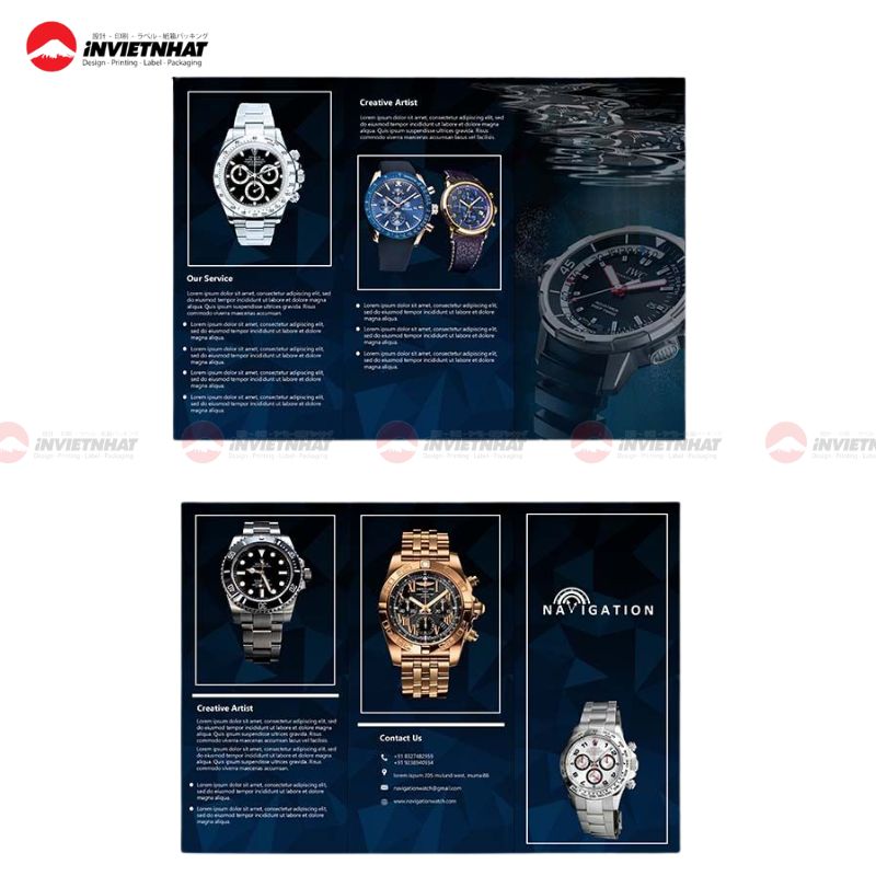 In catalogue bìa cứng chuyên nghiệp, CAO CẤP TPHCM 15 in catalogue bìa cứng đồng hồ