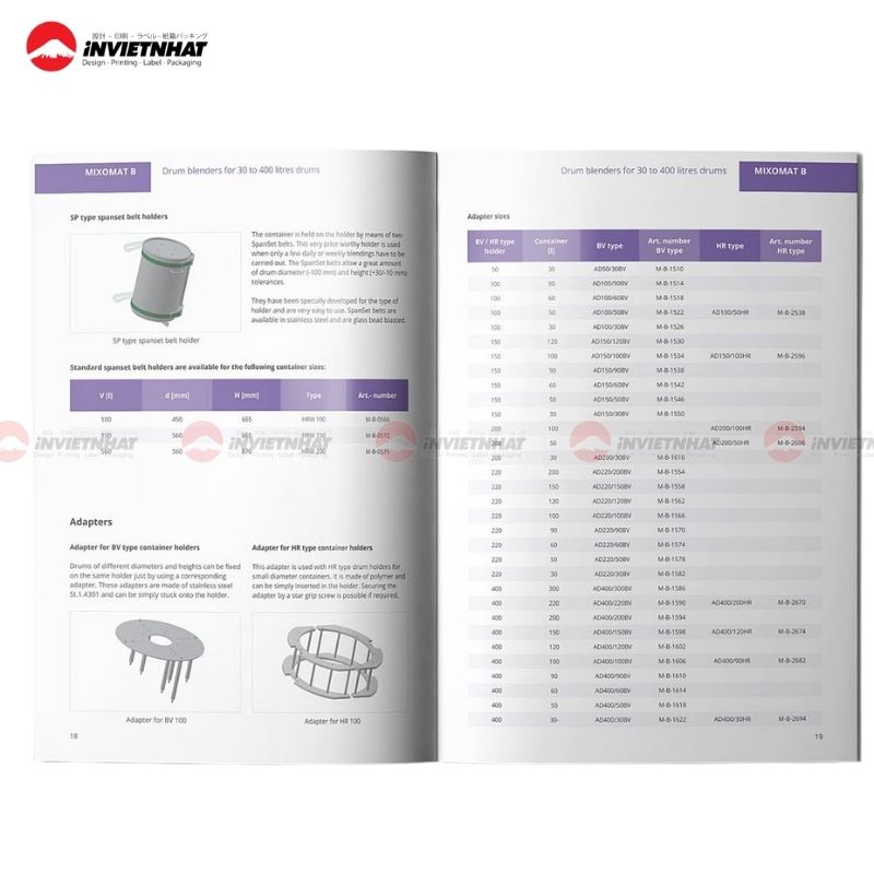Mẫu catalogue cơ khí với bố cục chuyên nghiệp cho xưởng sản xuất