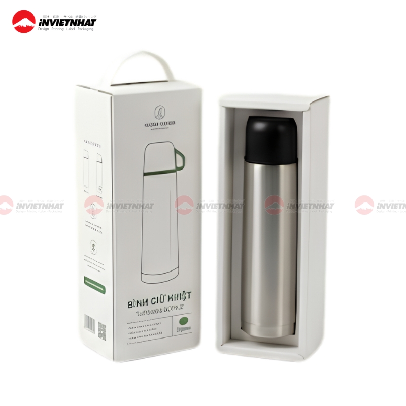 Dịch Vụ In Hộp Giấy Đựng Bình Giữ Nhiệt Giá Rẻ 9 Mau hop giay ivory dung binh giu nhiet quai xach tien loi 2