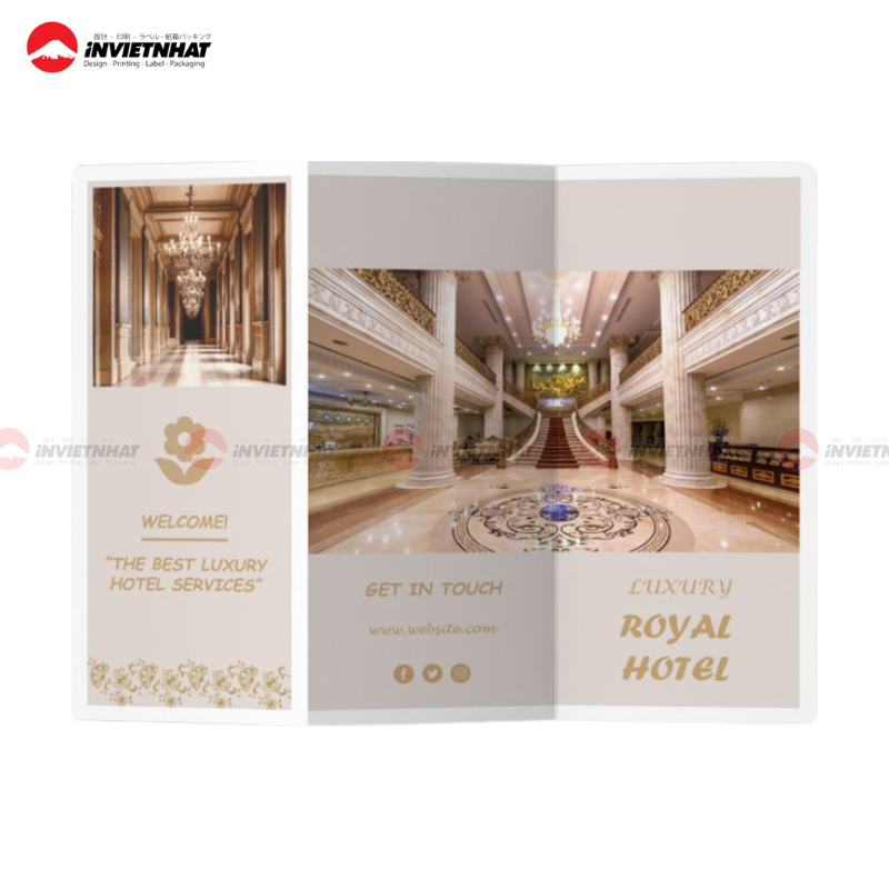 mẫu catalogue khách sạn cổ điển sang trọng