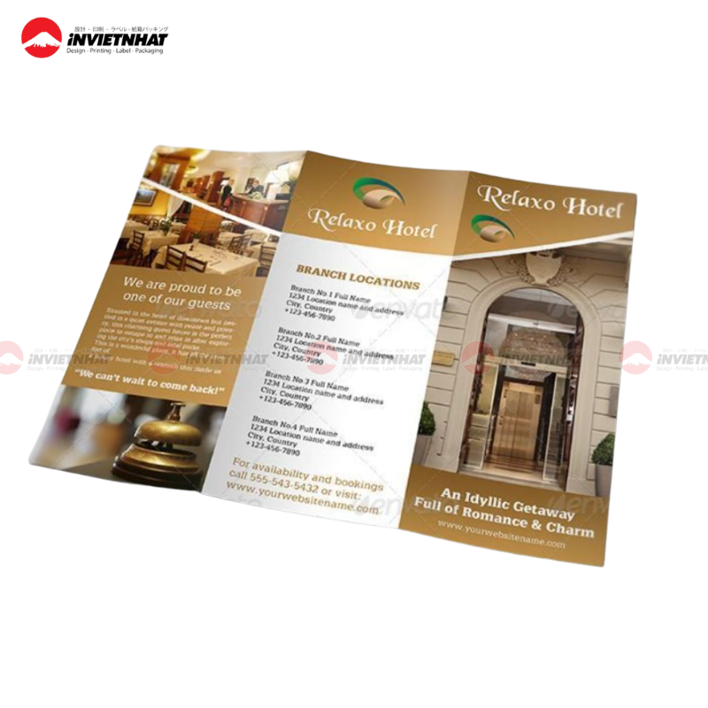 mẫu catalogue khách sạn cổ điển cung cấp không gian nhà hàng