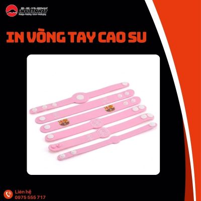 Mẫu vòng tay cao su