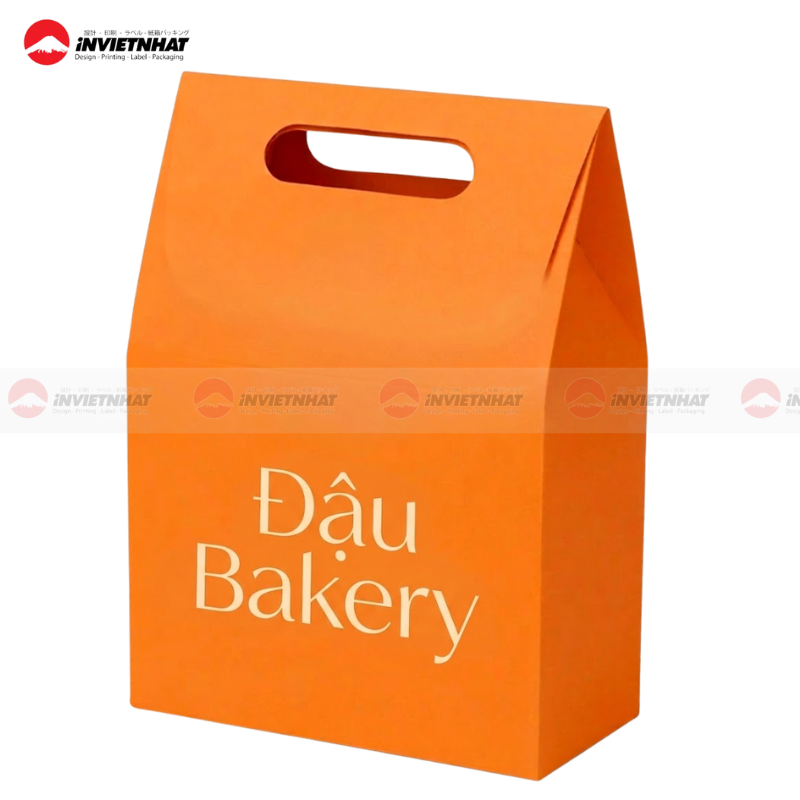 túi giấy quai hột xoài đựng bakery