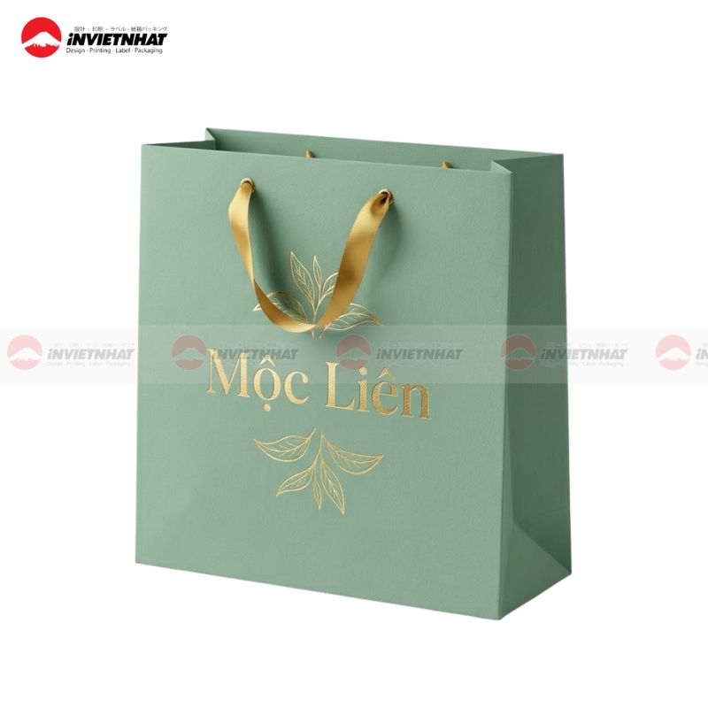 Túi giấy ruy băng Mộc Liên