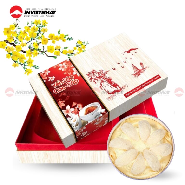 In hộp giấy đựng yến sào