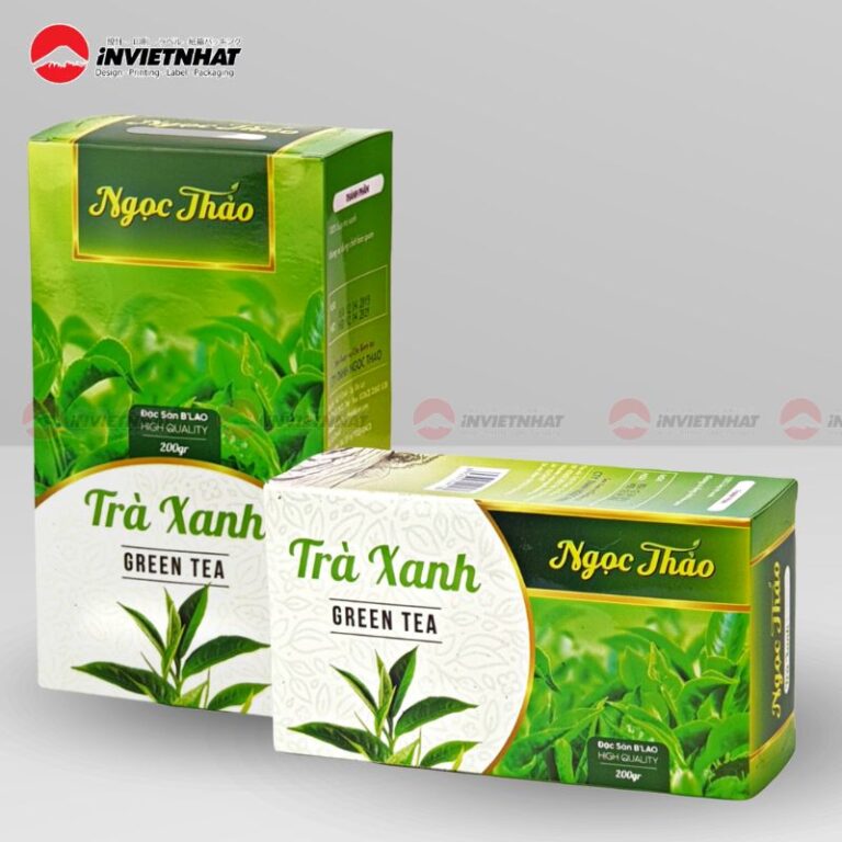 In hộp giấy đựng trà