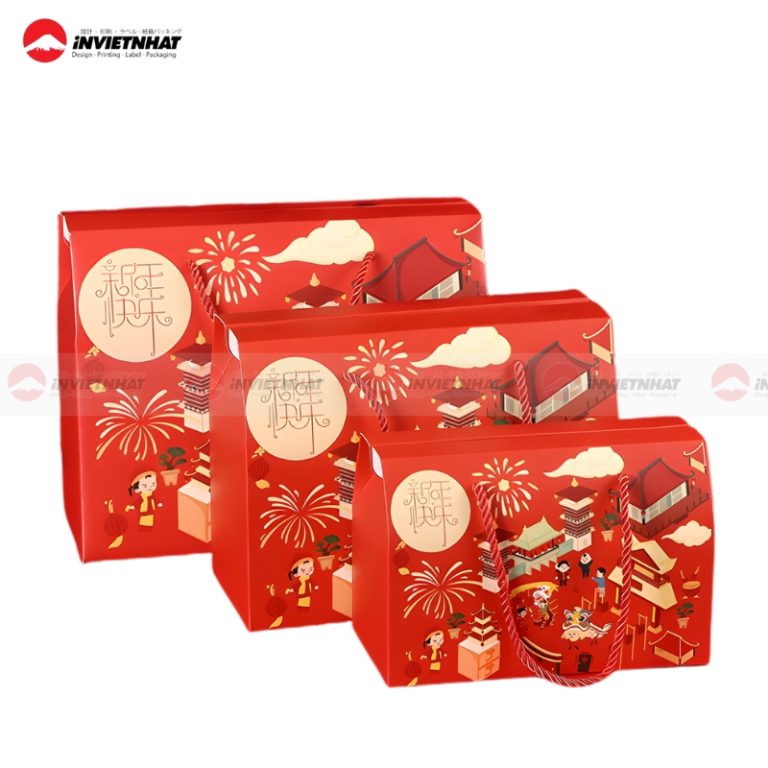 In túi giấy đựng quà tết