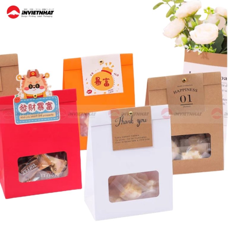 In túi giấy đựng bánh kẹo