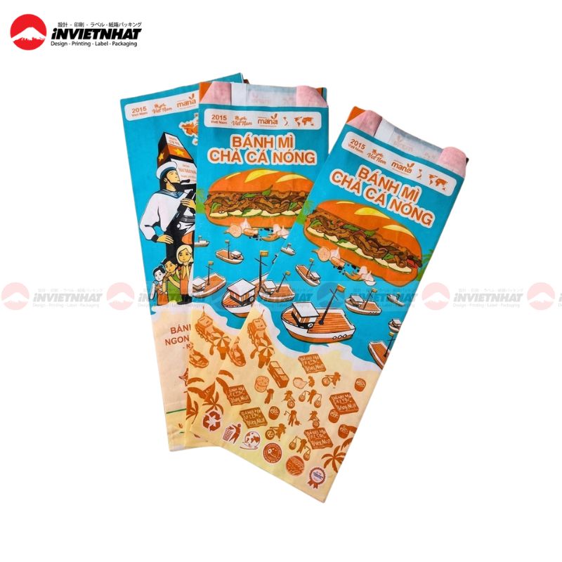 Túi giấy đựng bánh mì Má Hải