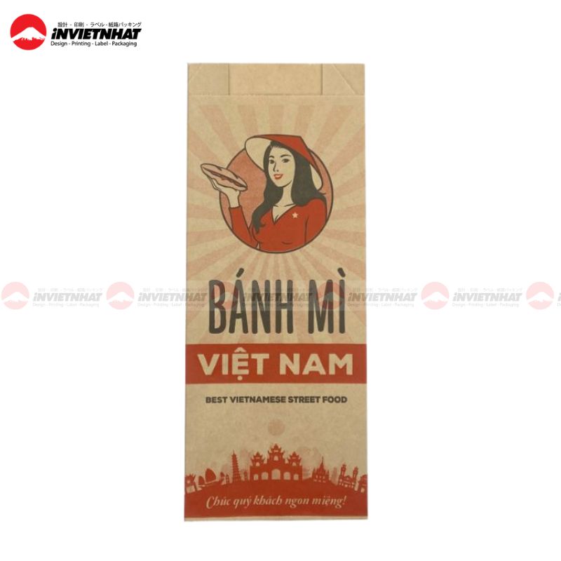 Túi giấy đựng bánh mì Việt Nam