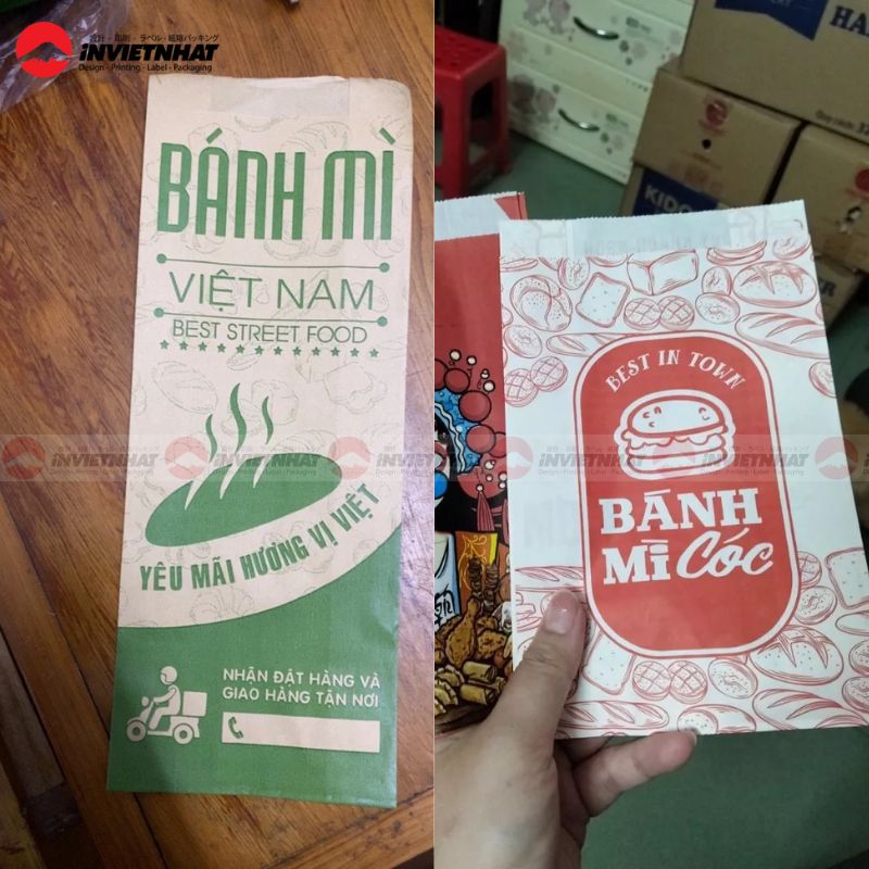 Túi giấy đựng bánh mì