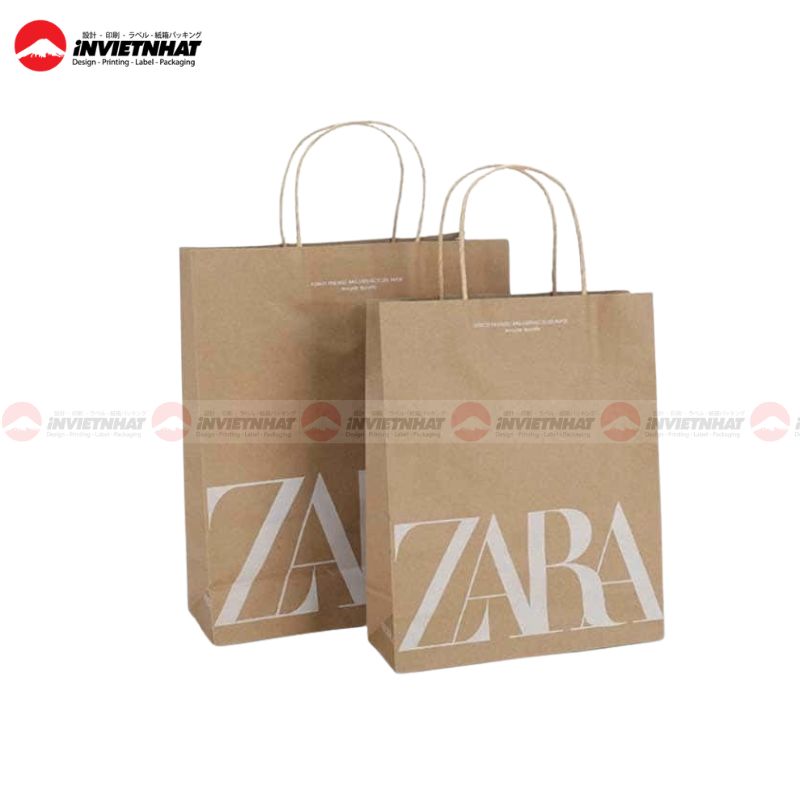 Túi giấy đựng mỹ phẩm Zara