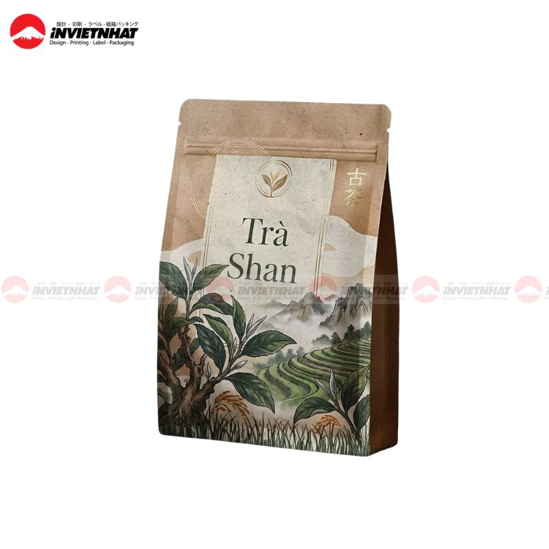 Túi giấy đựng trà shan