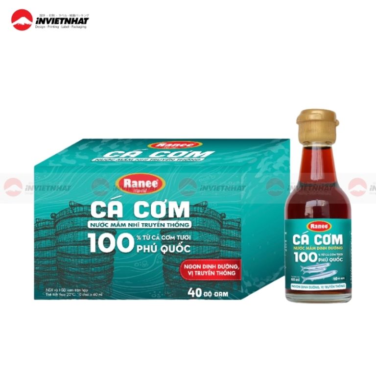 In hộp giấy đựng nước mắm