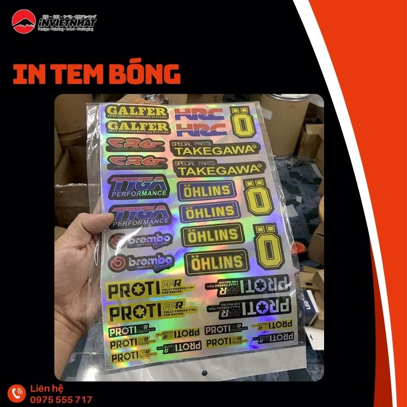 In tem bóng