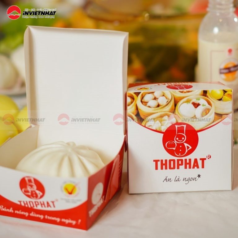 In hộp giấy đựng bánh bao