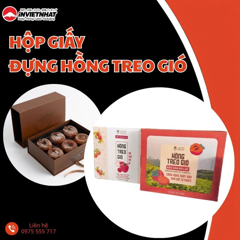 thumbnail Hộp giấy đựng hồng treo gió