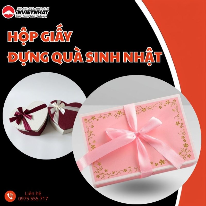 thumbnail Hộp giấy đựng quà sinh nhật