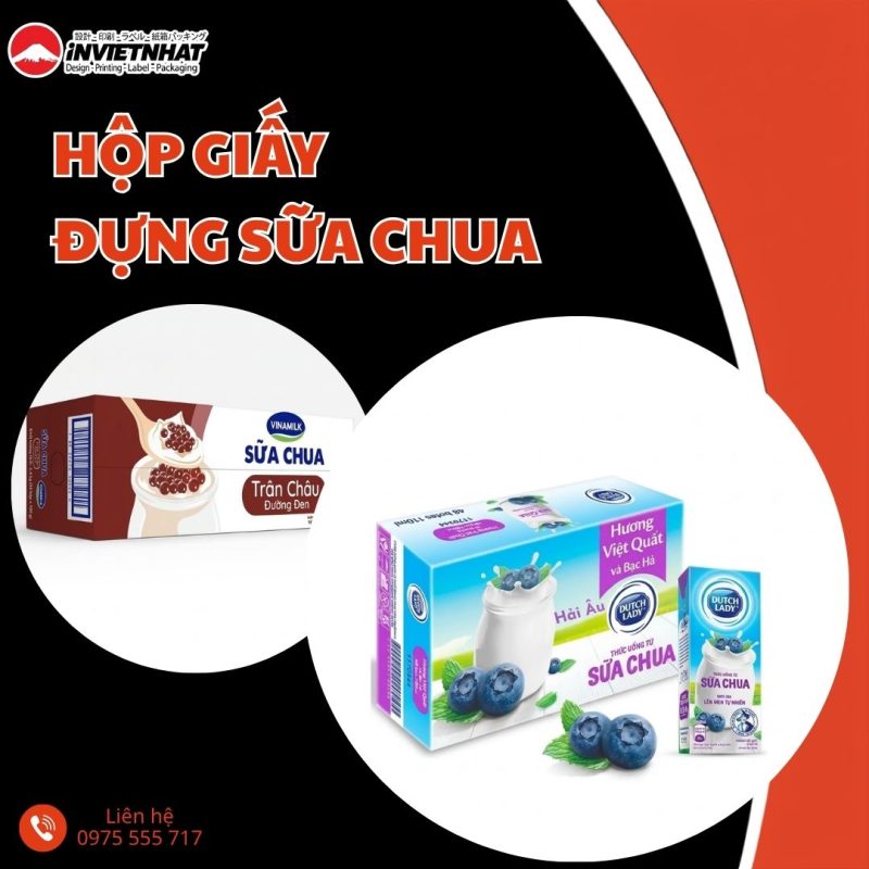 thumbnail Hộp giấy đựng sữa chua