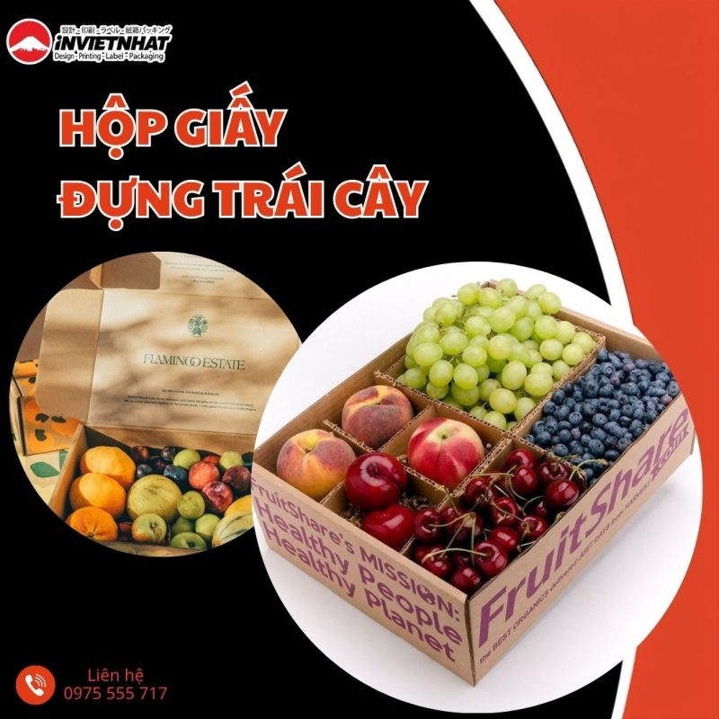 thumbnail Hộp giấy đựng trái cây
