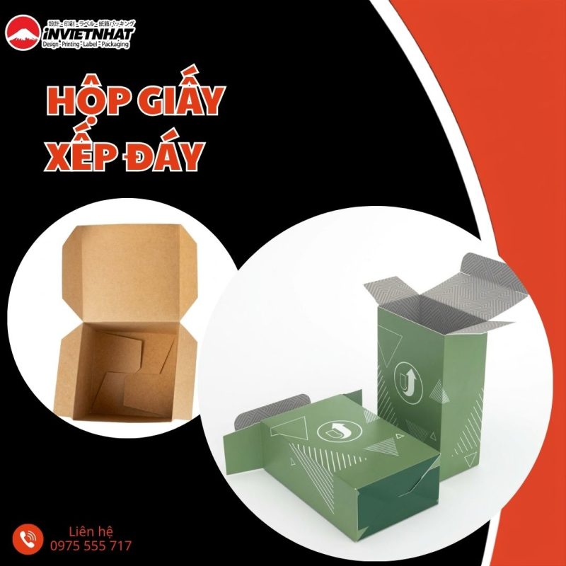 thumbnail Hộp giấy xếp đáy