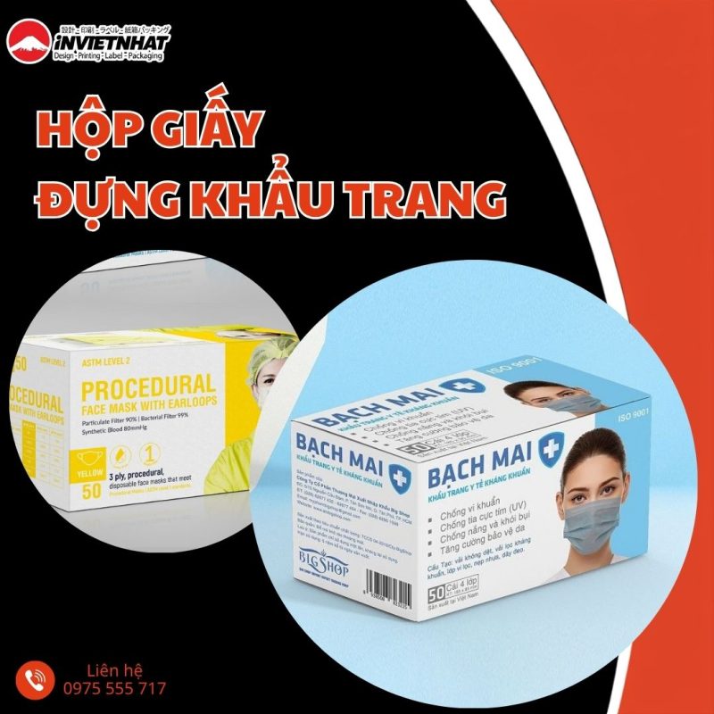 thumbnail hộp giấy đựng khẩu trang