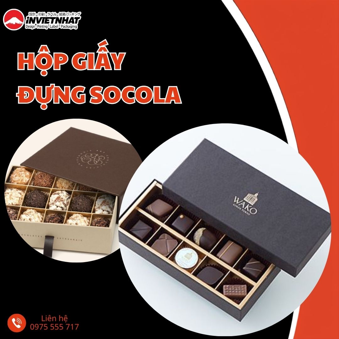 thumbnail hộp giấy đựng socola thumbnail hộp giấy đựng socola