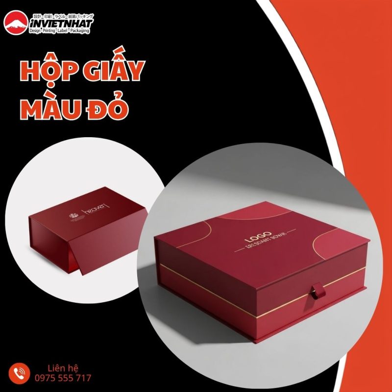 thumbnail hộp giấy màu đỏ