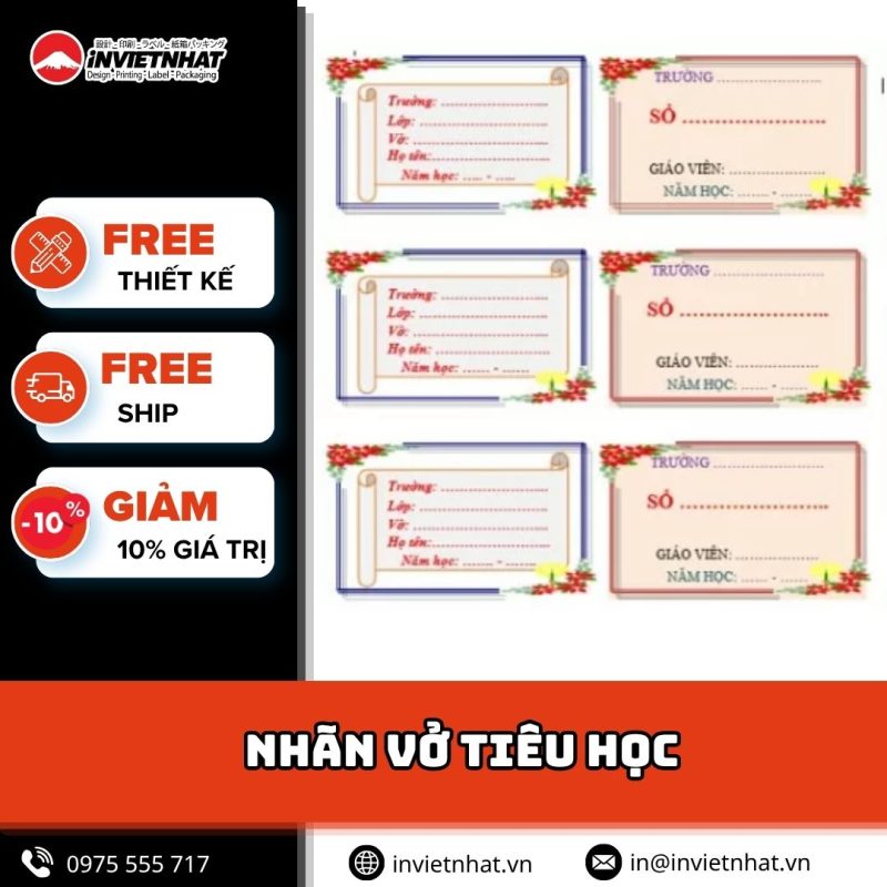 thumbnail nhãn vở tiểu học