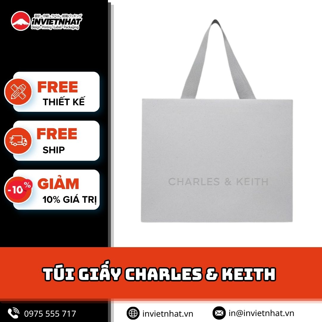 thumbnail túi giấy charles & keith thumbnail túi giấy charles & keith