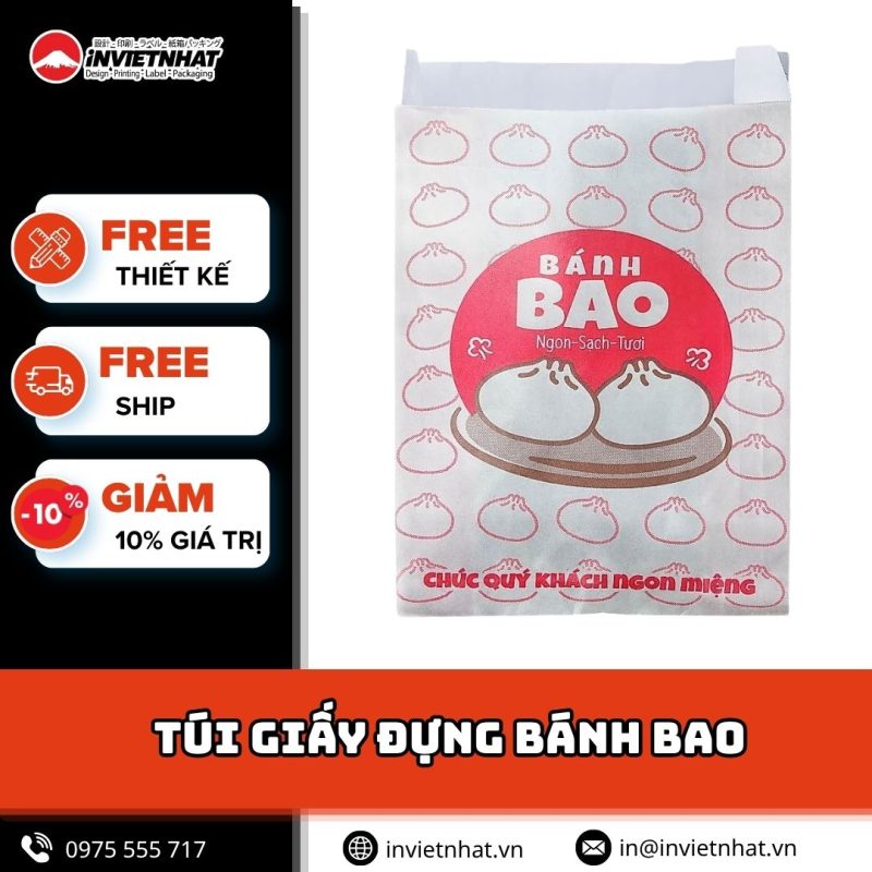 thumbnail túi giấy đựng bánh bao
