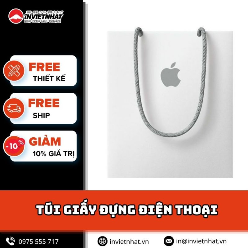 thumbnail túi giấy đựng điện thoại