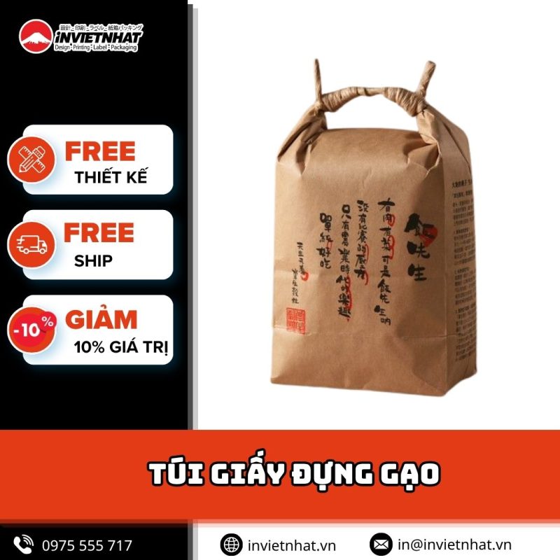 thumbnail túi giấy đựng gạo