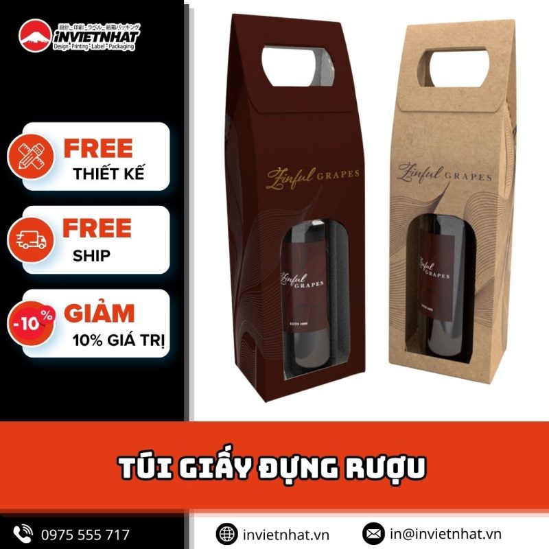 thumbnail túi giấy đựng rượu