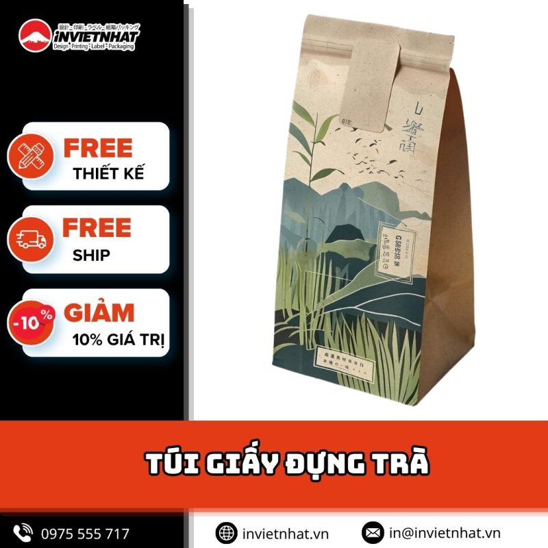 thumbnail túi giấy đựng trà