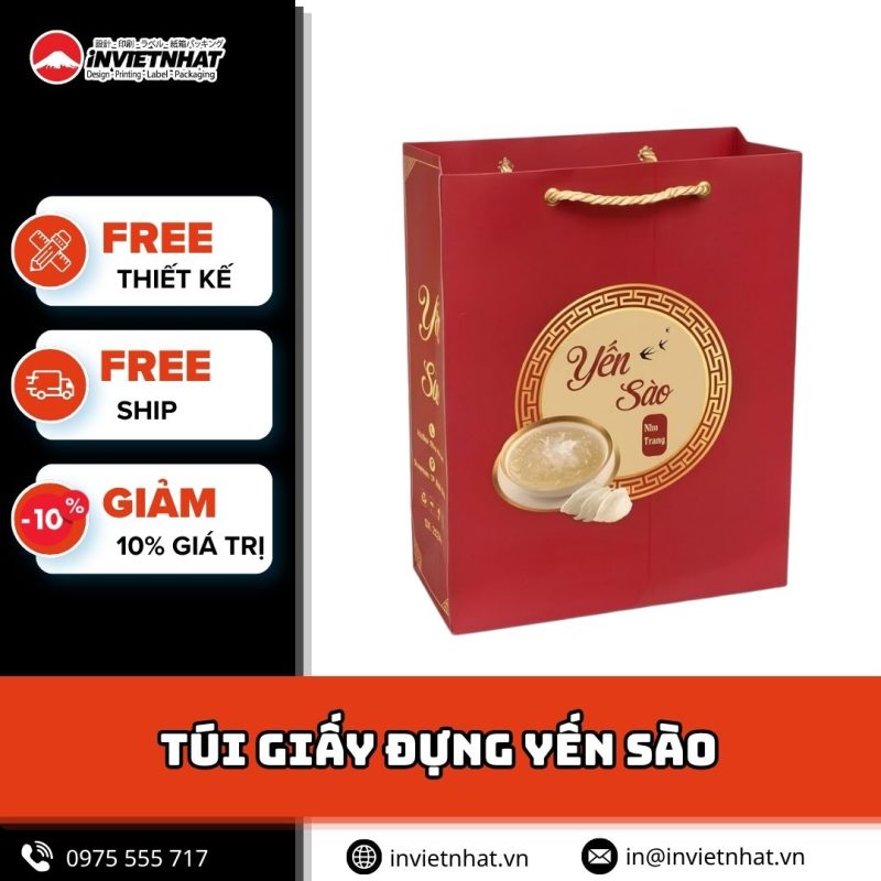 thumbnail túi giấy đựng yến sào