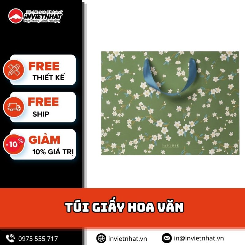 thumbnail túi giấy hoa văn