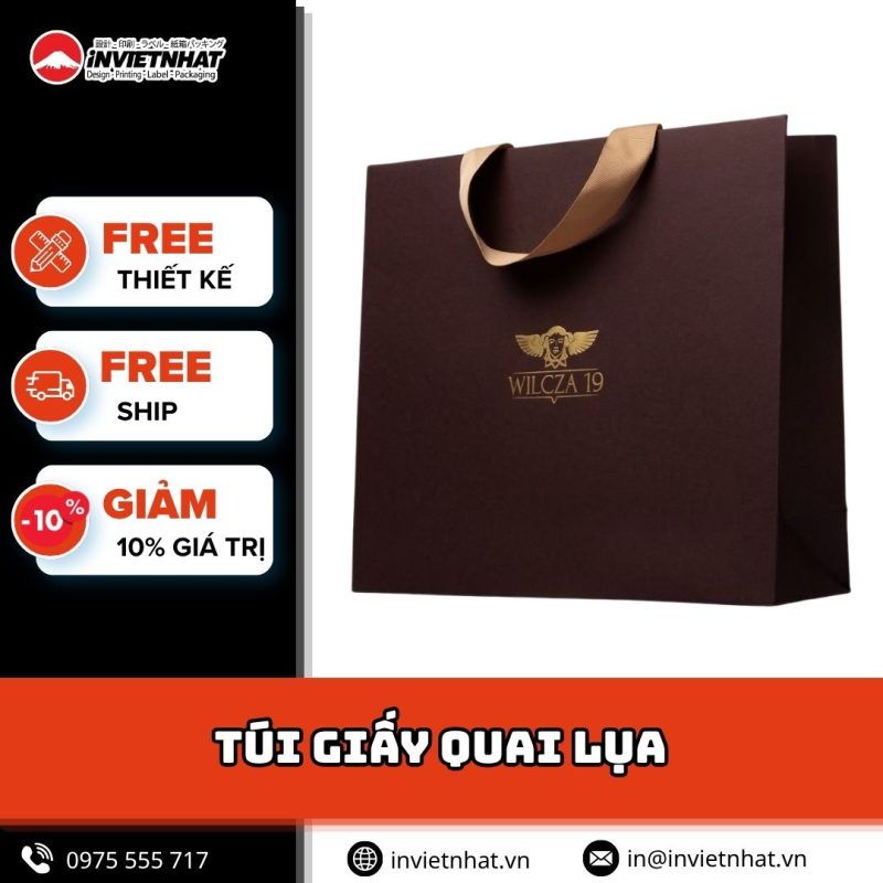 thumbnail túi giấy quai lụa