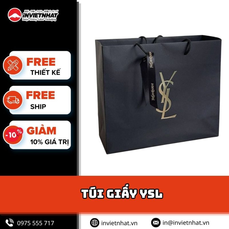 thumbnail túi giấy ysl