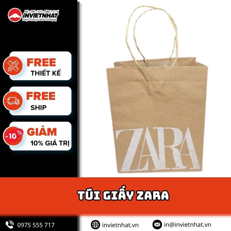 thumbnail túi giấy zara
